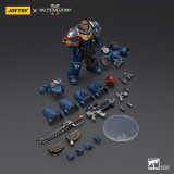 JOYTOY Warhammer 40k Collectors Edition Space Marine 2 Ultramarines  Lieutenant Titus, Sergeant Gadriel and Brother Chairon