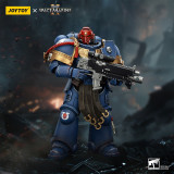 JOYTOY Warhammer 40k Collectors Edition Space Marine 2 Ultramarines  Lieutenant Titus, Sergeant Gadriel and Brother Chairon