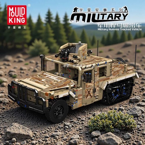 Mould King 20047 Military Humvee Tracked Vehicle