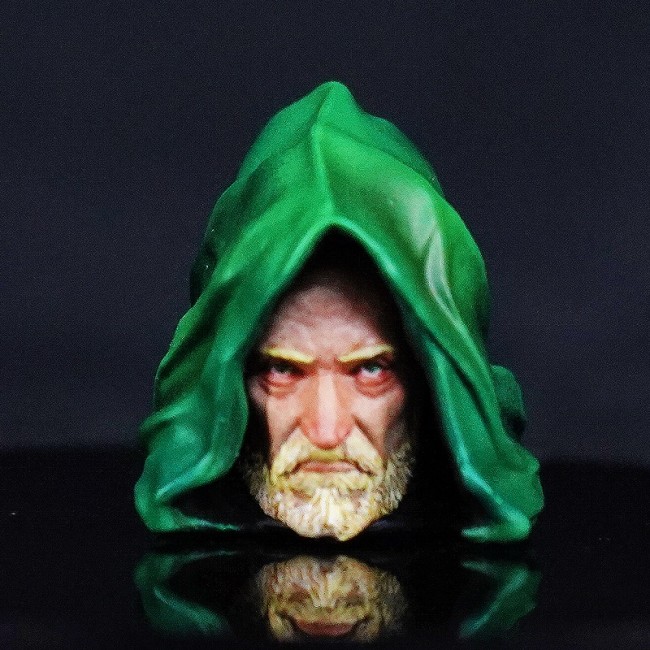 CTC 409 Head Sculpture for Dark Angels Primarch Lion El‘Jonson