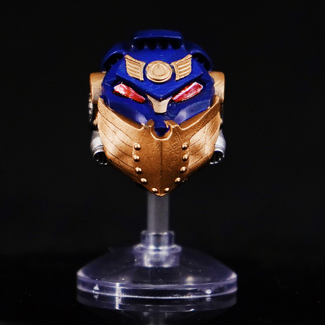 CTC 415 Helmet for Ultramarines Terminator Captain Severus Agemman