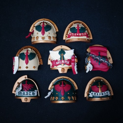 CTC 928-935 Shoulder Armor for Dark Angels