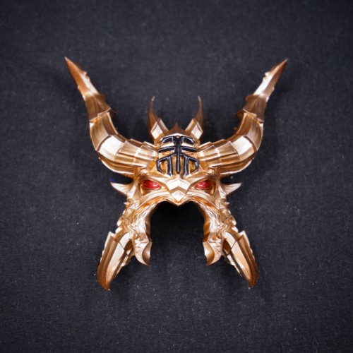 CTC 4128 Golden Mask for World Eaters Angron Daemon Primarch of Khorne Defense +2