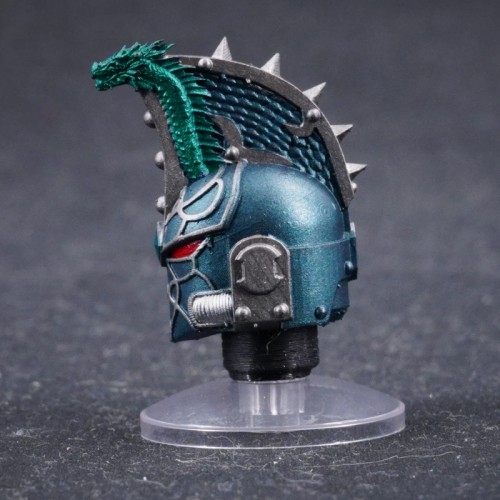 CTC 4153 Helmet for Alpha Legion Alpharius Primarch of the XXth Legion