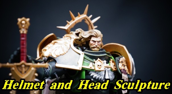 Helmet and Head Sculpture