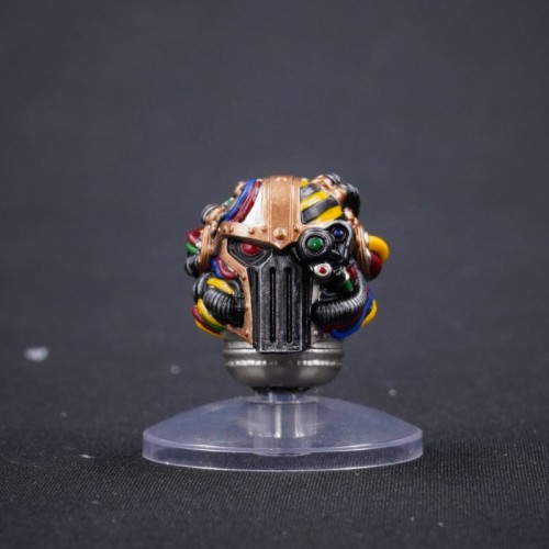 CTC 4217 Helmet for Iron Warriors Perturabo Primarch of the lVth Legion