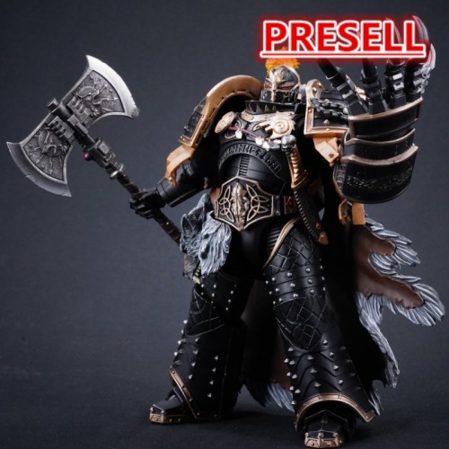 CTC 660 Space Wolves Leman Russ Black & Gold Ver with Wolf King's Claw - Repainted
